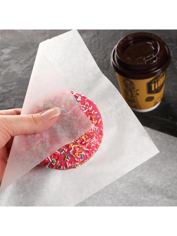 Бумага парафинированная, без печати, в листах, 0,18 х 0,18 м