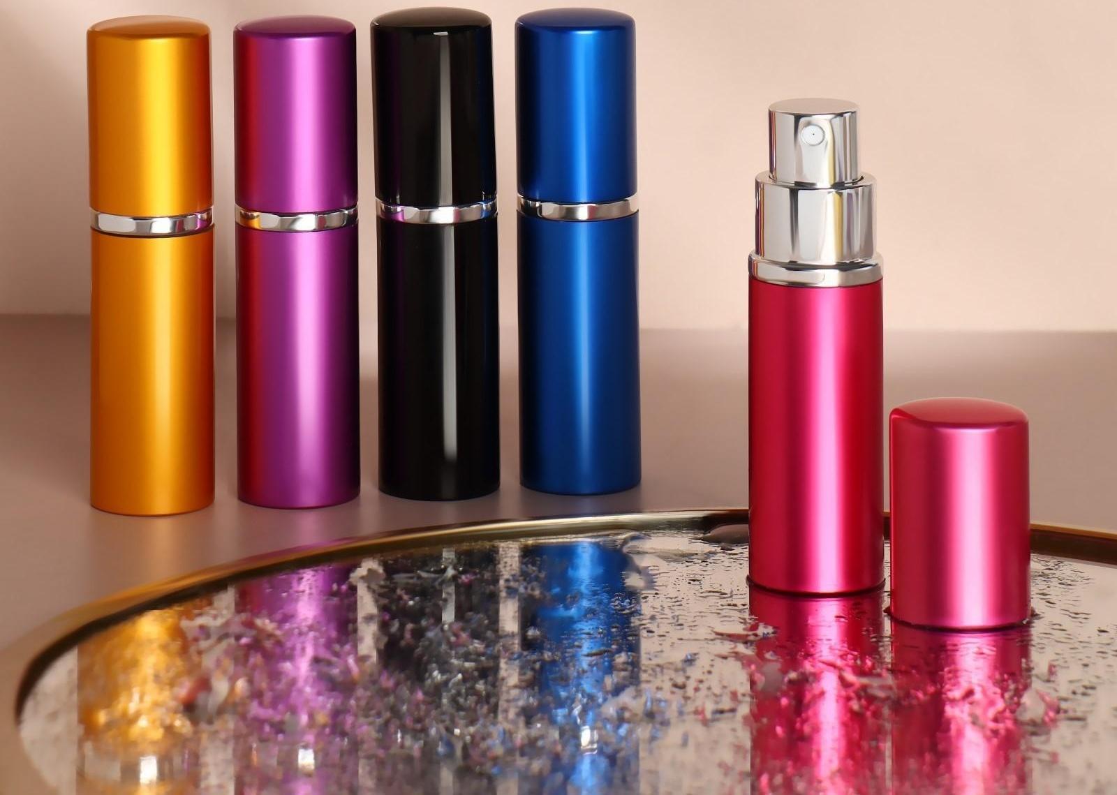 Флакон для парфюма, с распылителем, 10 мл, цвет МИКС