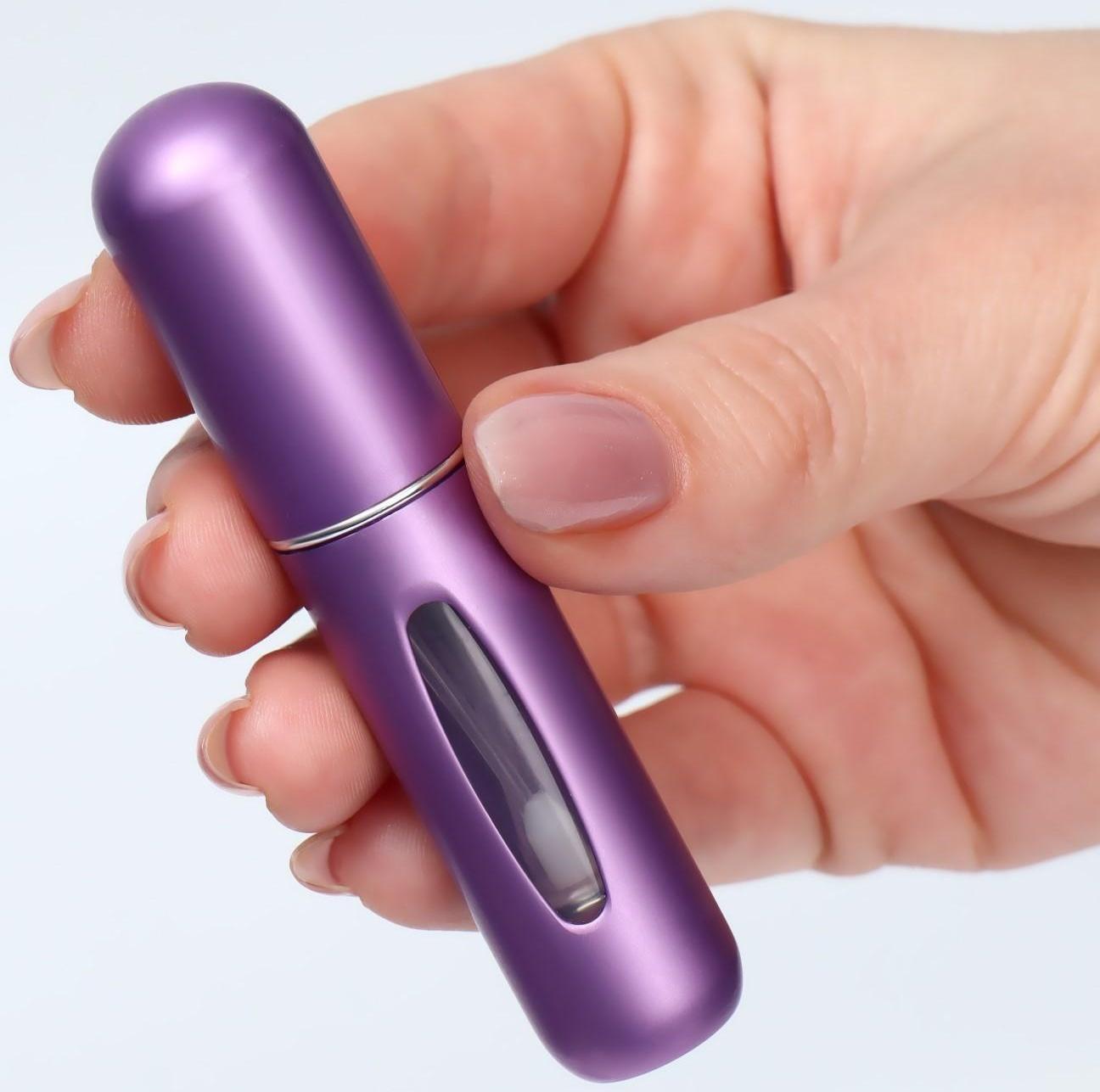 Атомайзер для парфюма, с распылителем, 5 мл, цвет МИКС