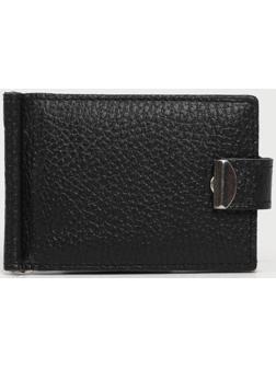 Зажим для купюр на кнопке, цвет чёрный