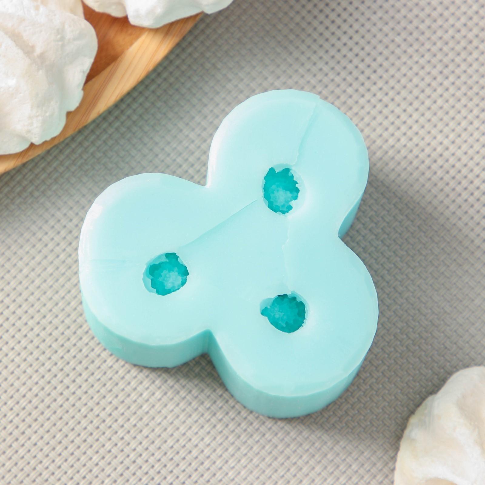 Силиконовая форма «Малина 3D», крупная, цвет бирюзовый