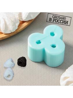 Силиконовая форма «Малина 3D», крупная, цвет бирюзовый