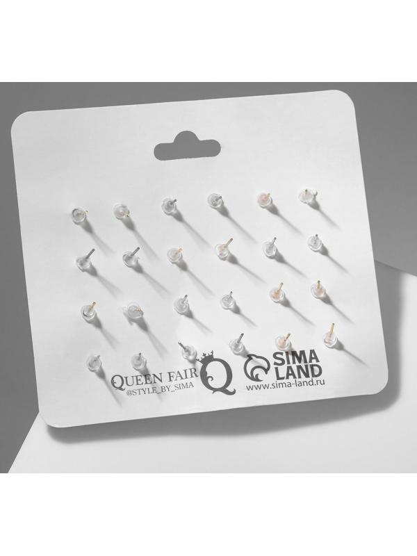 Набор серьги 12 пар 