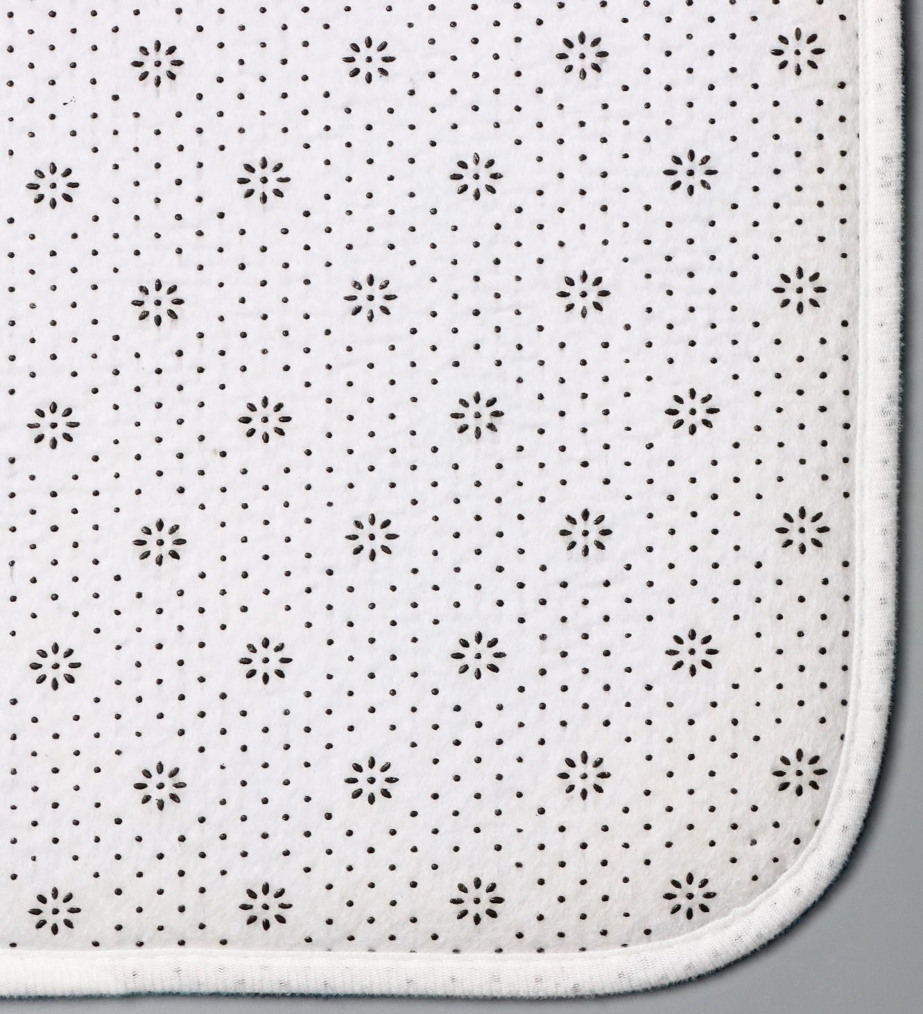 Набор ковриков для ванной и туалета Доляна «Каменные завитки», 3 шт: 35×39, 40×50, 45×75 см