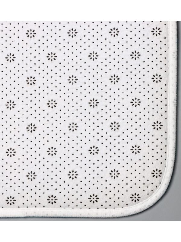 Набор ковриков для ванной и туалета Доляна «Каменные завитки», 3 шт: 35×39, 40×50, 45×75 см