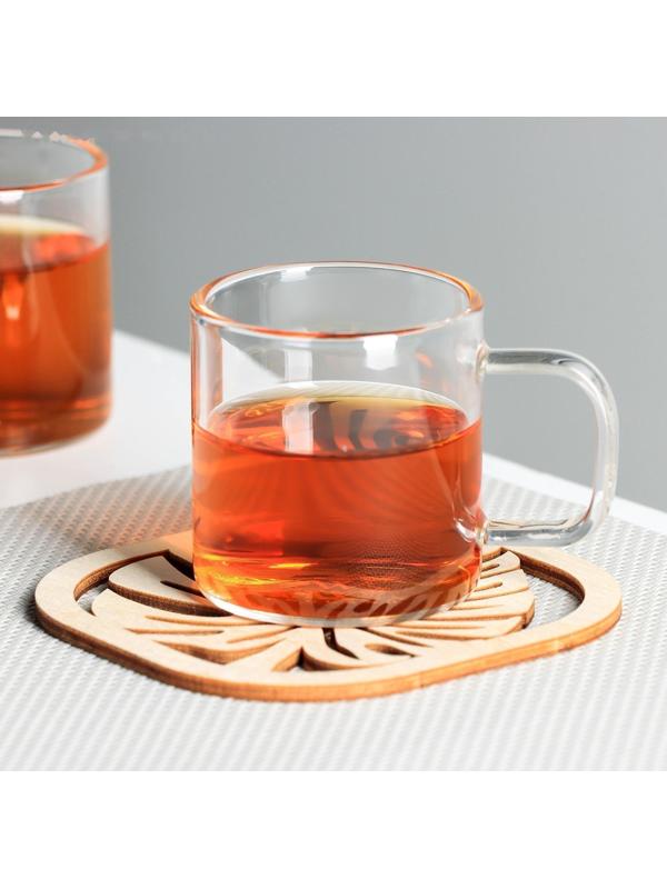 Подставка под горячее «Монстера», 8,7×9,2 см