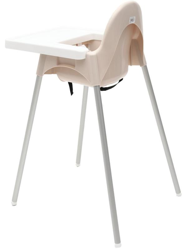 Стульчик для кормления (бежевый), пластик