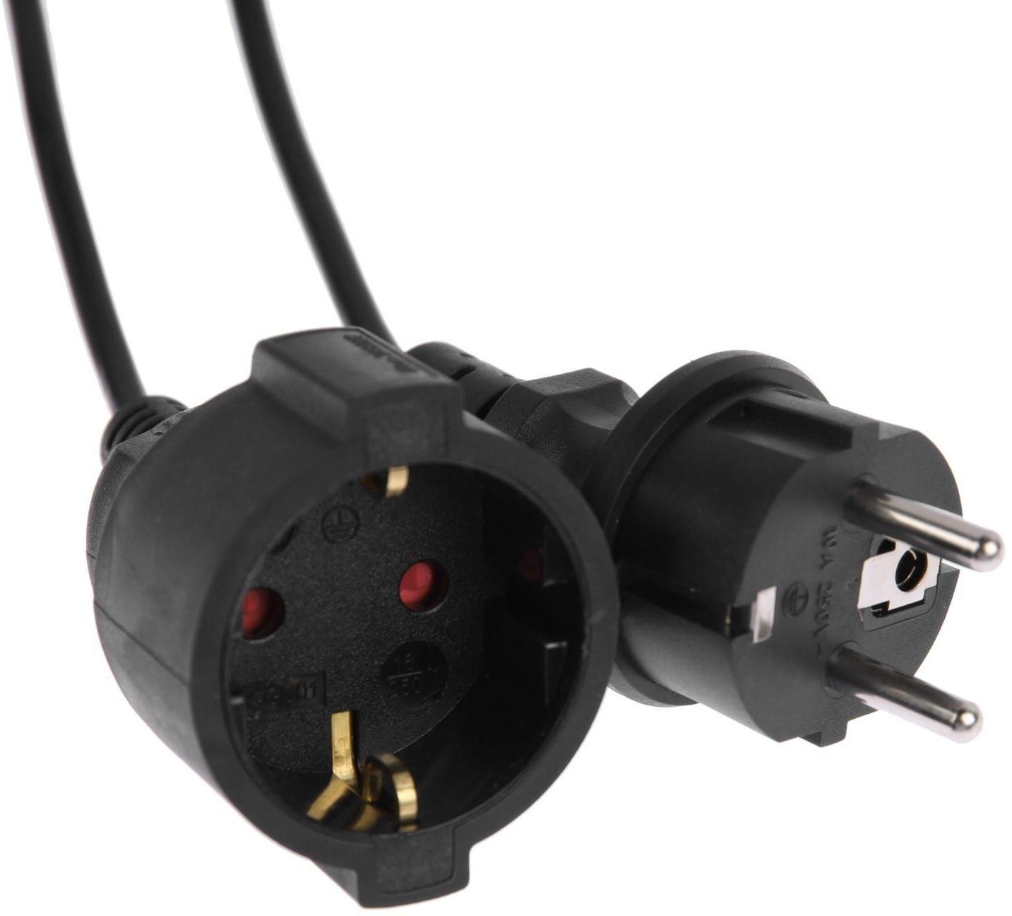 Удлинитель в бухте 1 розетка, 10 м, 10 А, ПВС 3х0.75 мм2, IP44, с з/к, IP20