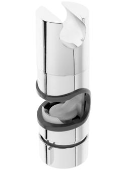 Держатель лейки для душевой стойки ZEIN Z87, универсальный 25 мм, пластик, хром