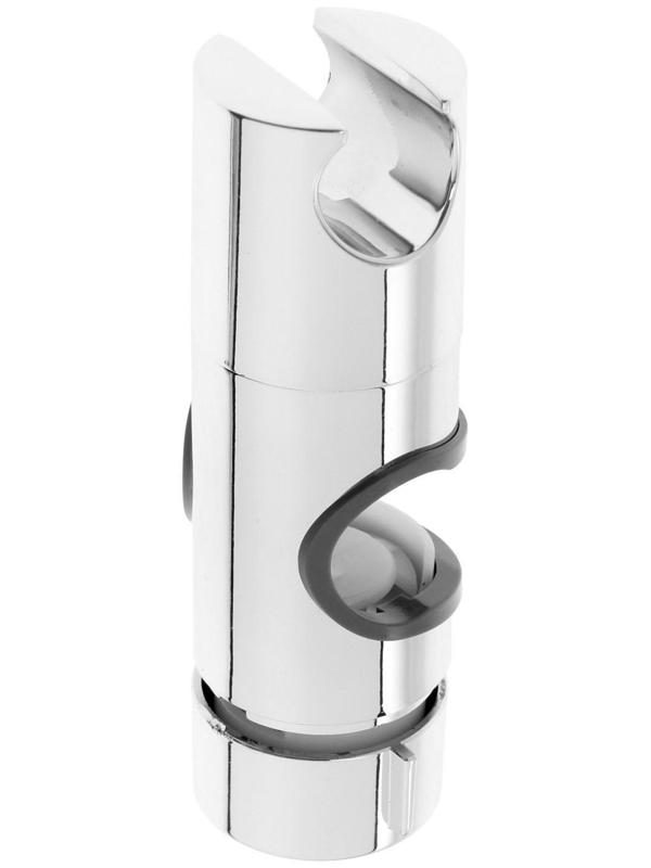 Держатель лейки для душевой стойки ZEIN Z87, универсальный 25 мм, пластик, хром