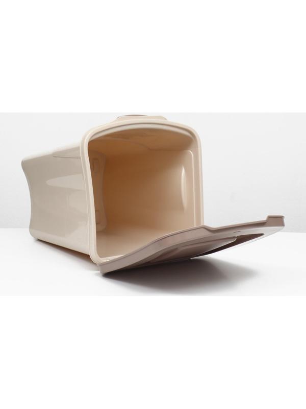 Контейнер для корма, 36 л, бежевый