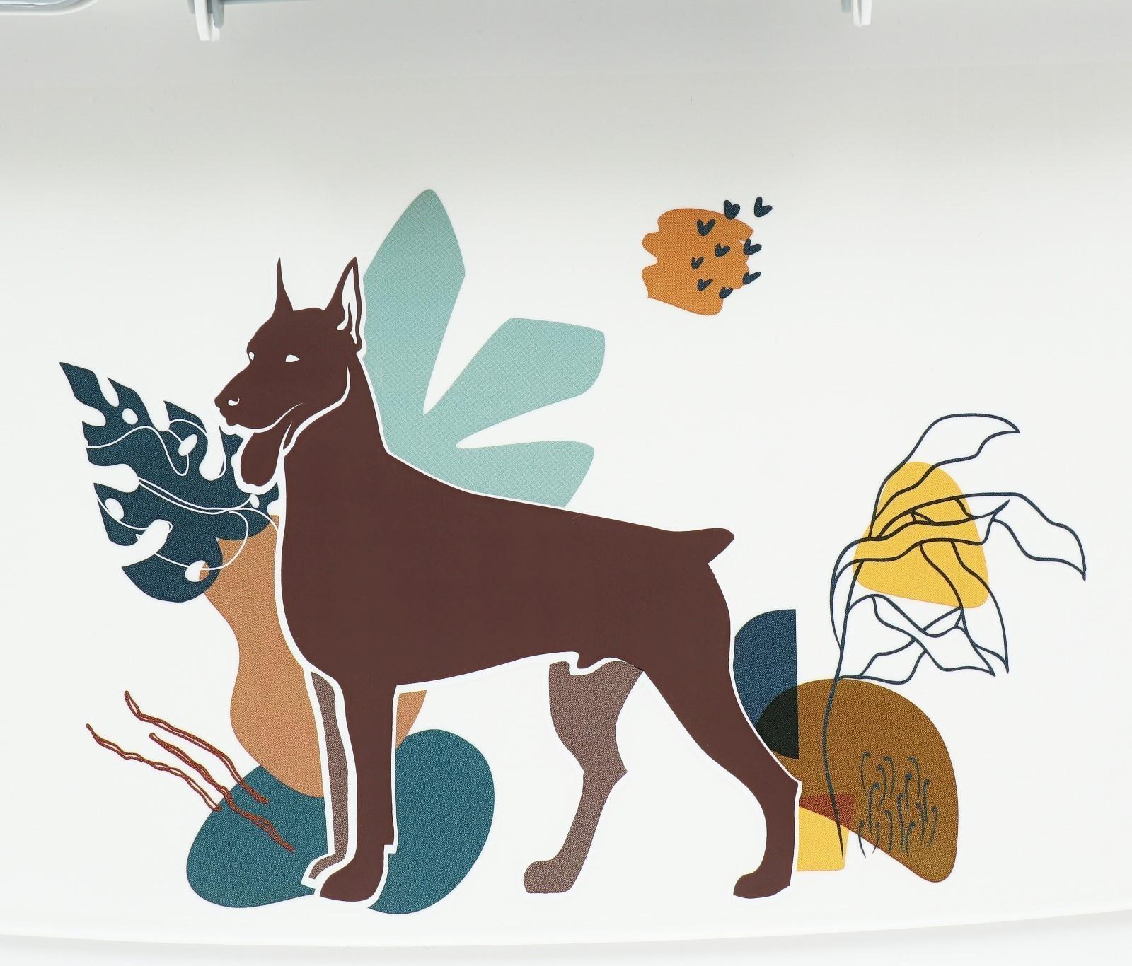 Контейнер для корма, 36 л, серый