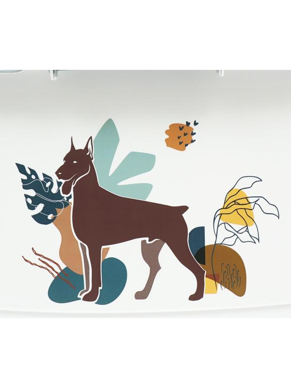 Контейнер для корма, 36 л, серый