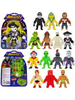 Тянущаяся фигурки Monster Flex, 3-я серия, 15 см, МИКС, 14 видов