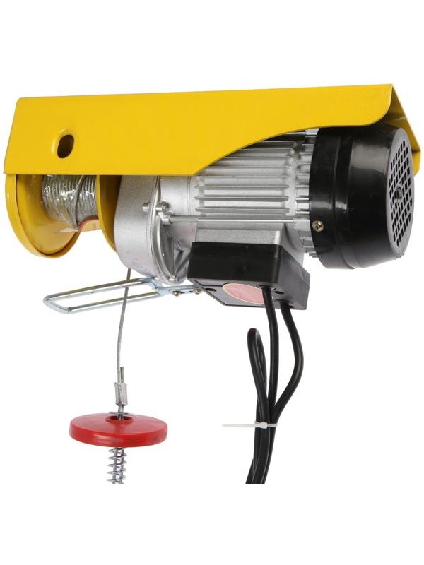 Тельфер ТУНДРА, 0.54 кВт, трос 3 мм, высота 12 м, 10 м/мин, 125/250 кг