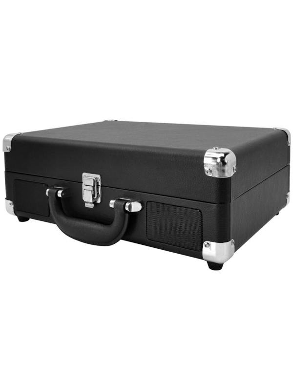 Проигрыватель виниловых дисков RITMIX LP-120B, 6 Вт, RCA, Jack 3.5, черный