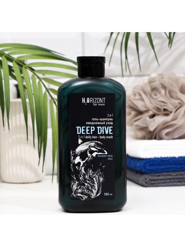 Гель-шампунь ежедневный уход 2-в-1 DEEP DIVE, 500 мл