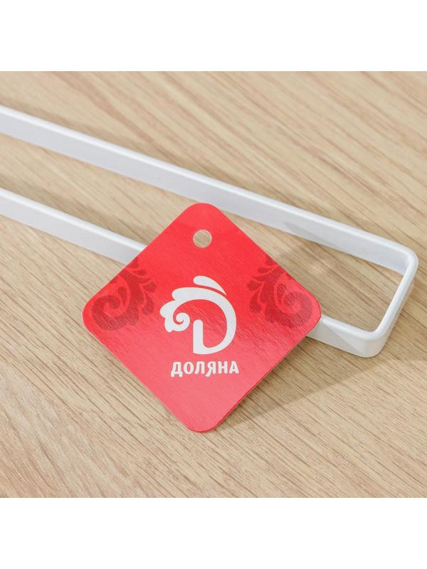 Держатель для бумажных полотенец подвесной, цвет белый