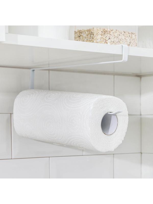 Держатель для бумажных полотенец подвесной, цвет белый