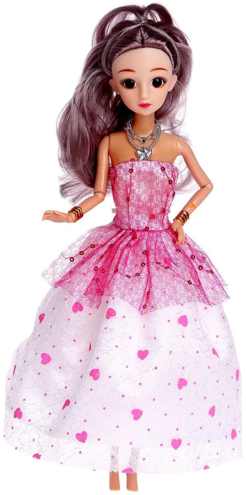 Кукла модная шарнирная «Эмми» в пышном платье МИКС