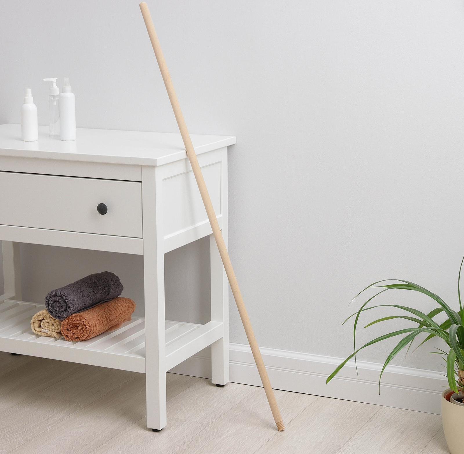 Черенок берёзовый высшего сорта, с еврорезьбой, d=2,2 см, 120 см