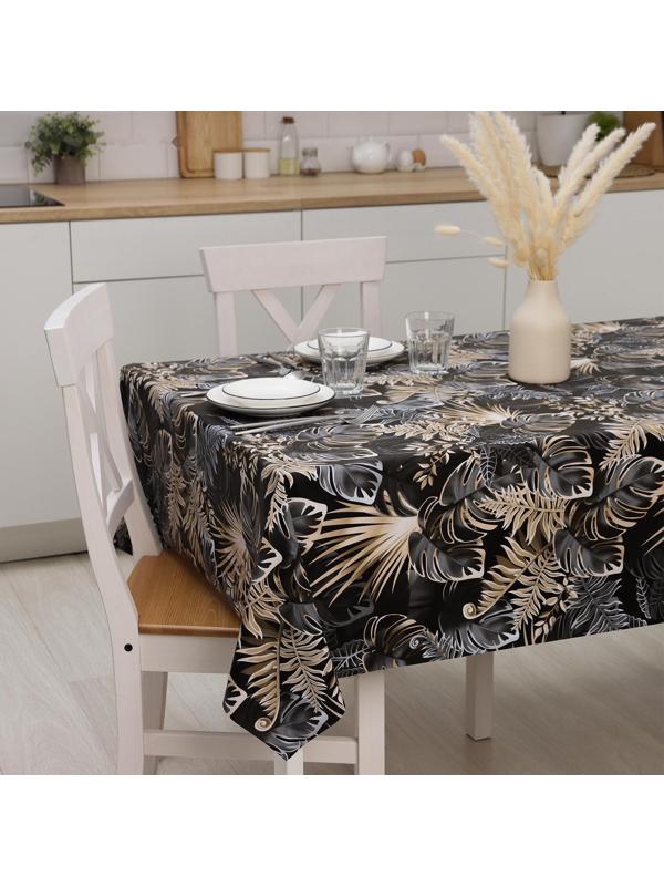 Клеёнка столовая на тканевой основе «Тропики», рулон 20 метров, ширина 137 см