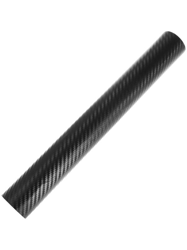 Пленка карбон 3D, самоклеящаяся, 30x127 см, черный