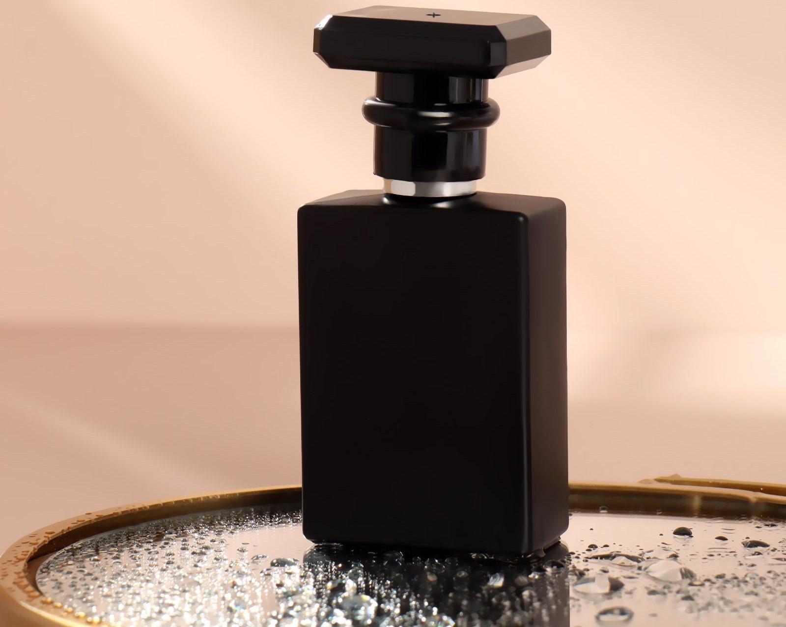 Флакон стеклянный для парфюма, с распылителем, 30 мл, цвет МИКС