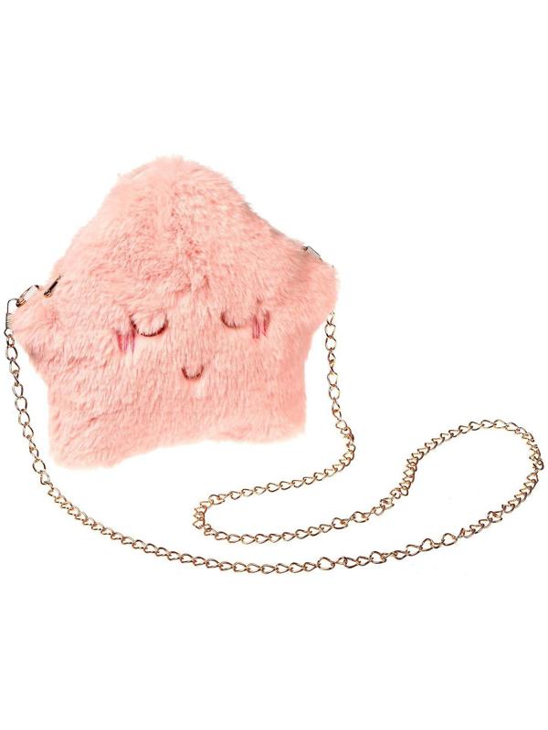 Сумка детская плюшевая «Звёздочка», 20х23 см