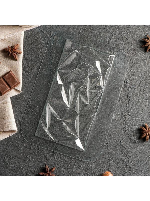 Форма для шоколада и конфет «Плитка Эль-Гиза», 17×8,5×1 см, цвет прозрачный