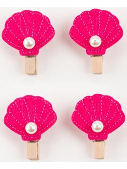 Набор декоративных прищепок Sea love 4 шт, фетр/дерево