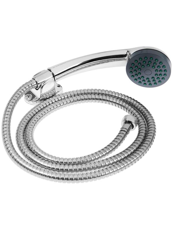 Набор для душа ZEIN Z0401, шланг 150 см, держатель, гайки металл, лейка 1 режим