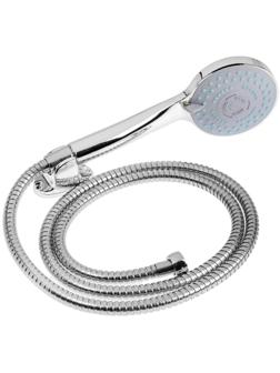 Набор для душа ZEIN Z0305, шланг 150 см, держатель, лейка 5 режимов, хром