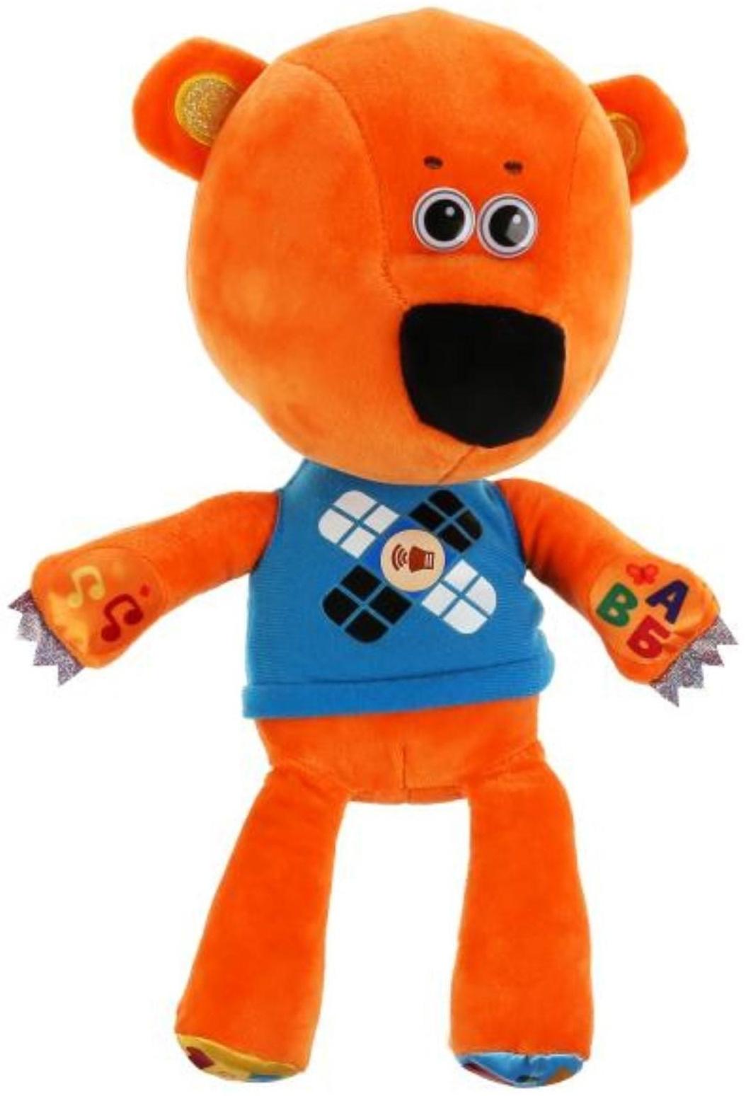 Мягкая музыкальная игрушка «Кеша. Учим буквы, цифры» Ми-ми-мишки, 24 см