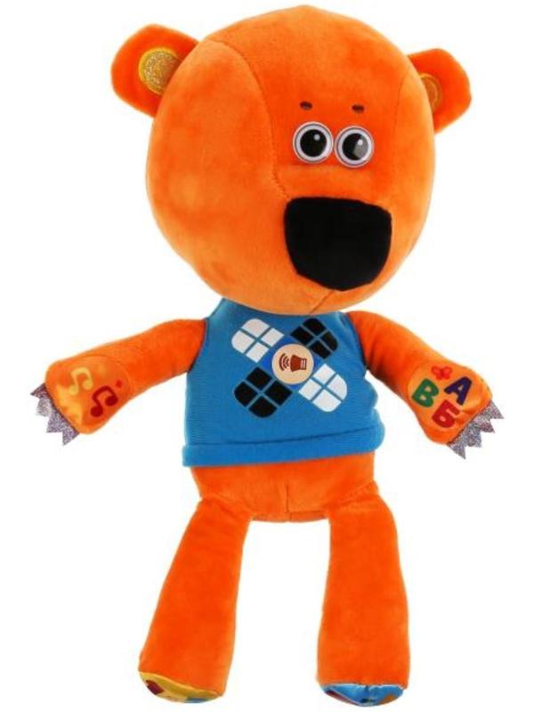 Мягкая музыкальная игрушка «Кеша. Учим буквы, цифры» Ми-ми-мишки, 24 см