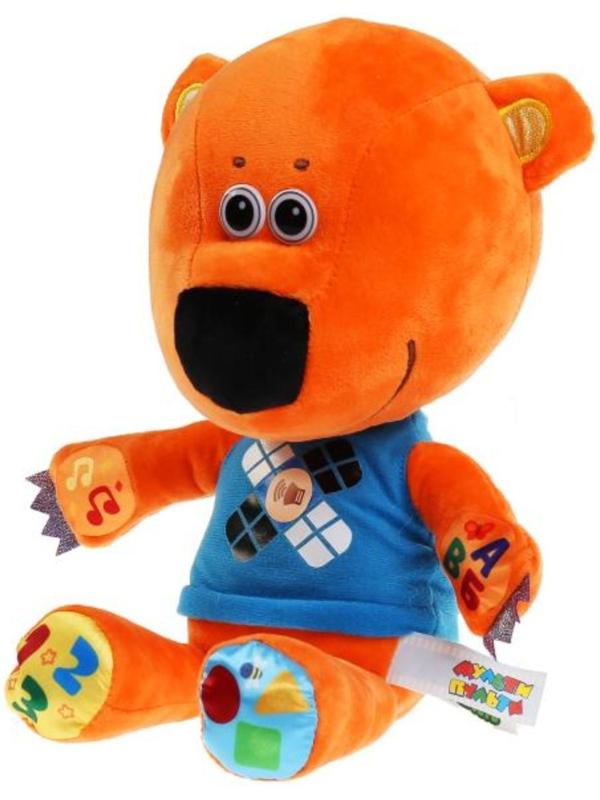 Мягкая музыкальная игрушка «Кеша. Учим буквы, цифры» Ми-ми-мишки, 24 см