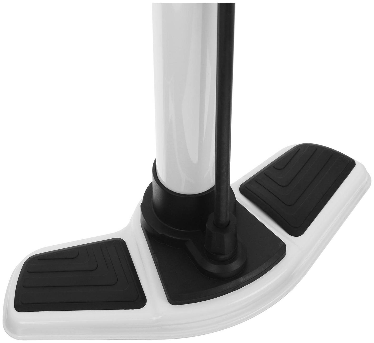 Насос велосипедный напольный Dream Bike, цвет белый