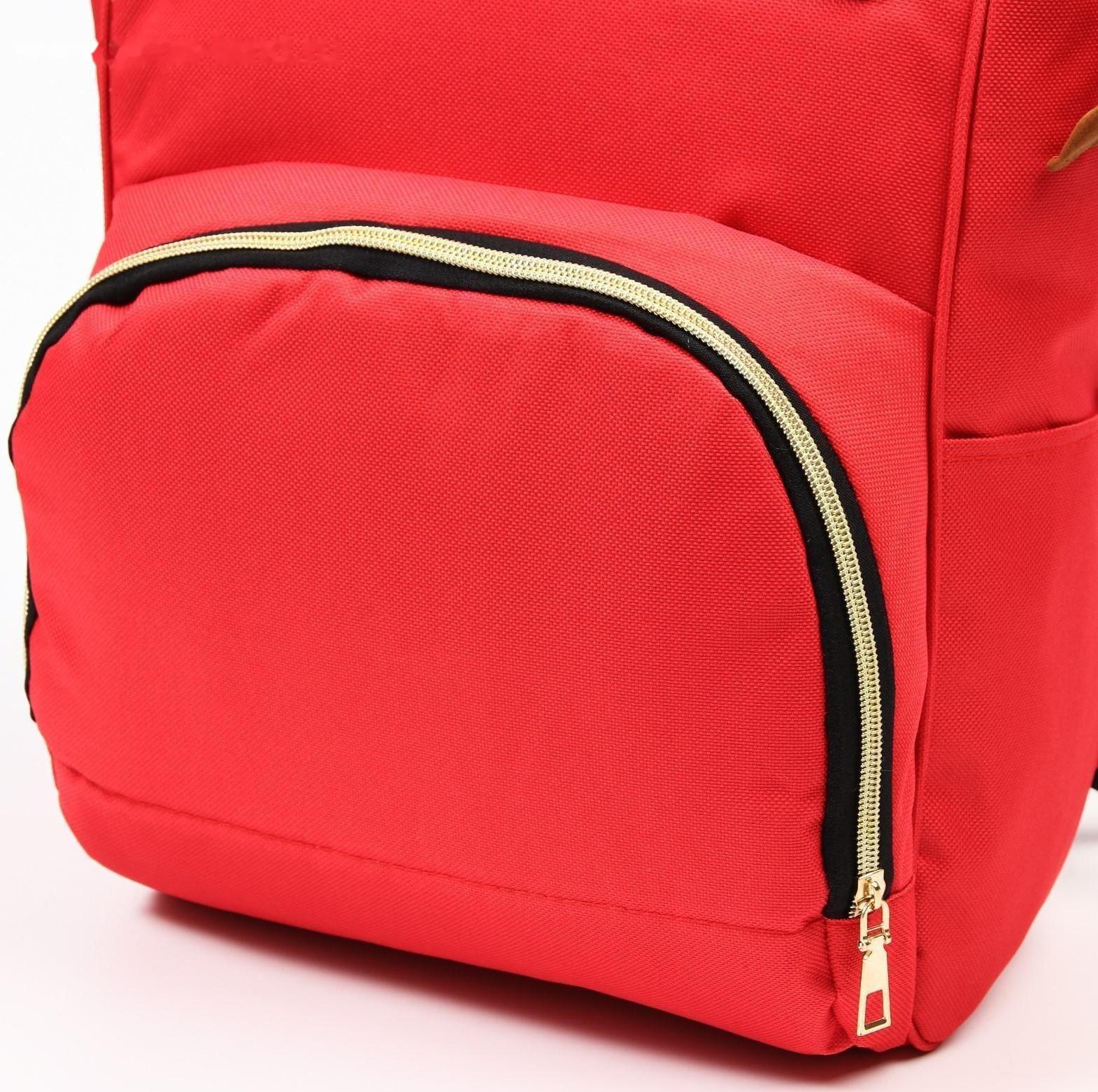 Сумка-рюкзак для хранения вещей малыша, цвет красный