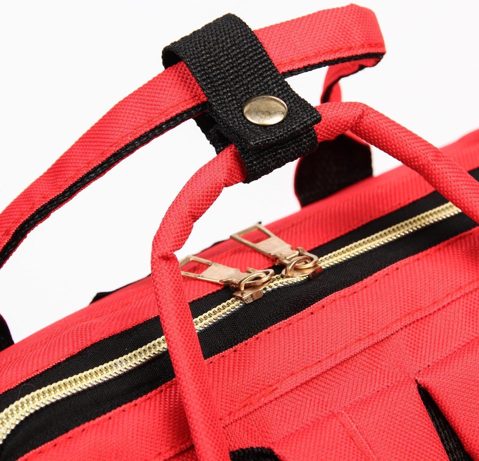 Сумка-рюкзак для хранения вещей малыша, цвет красный