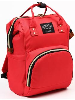 Сумка-рюкзак для хранения вещей малыша, цвет красный