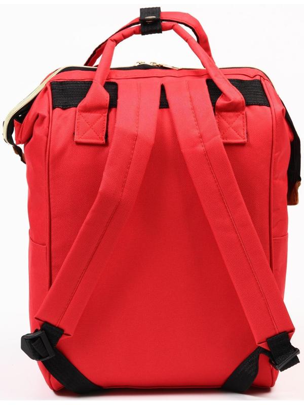 Сумка-рюкзак для хранения вещей малыша, цвет красный