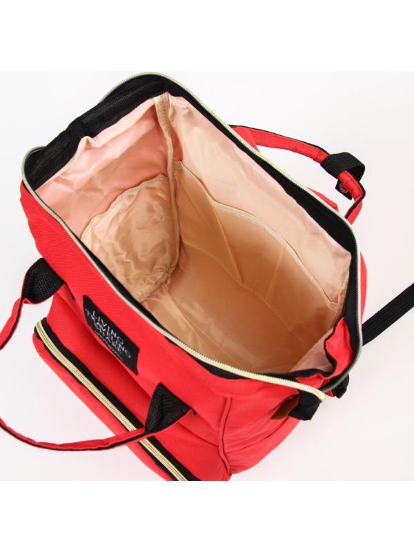 Сумка-рюкзак для хранения вещей малыша, цвет красный