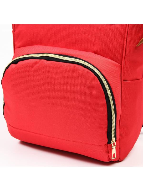 Сумка-рюкзак для хранения вещей малыша, цвет красный