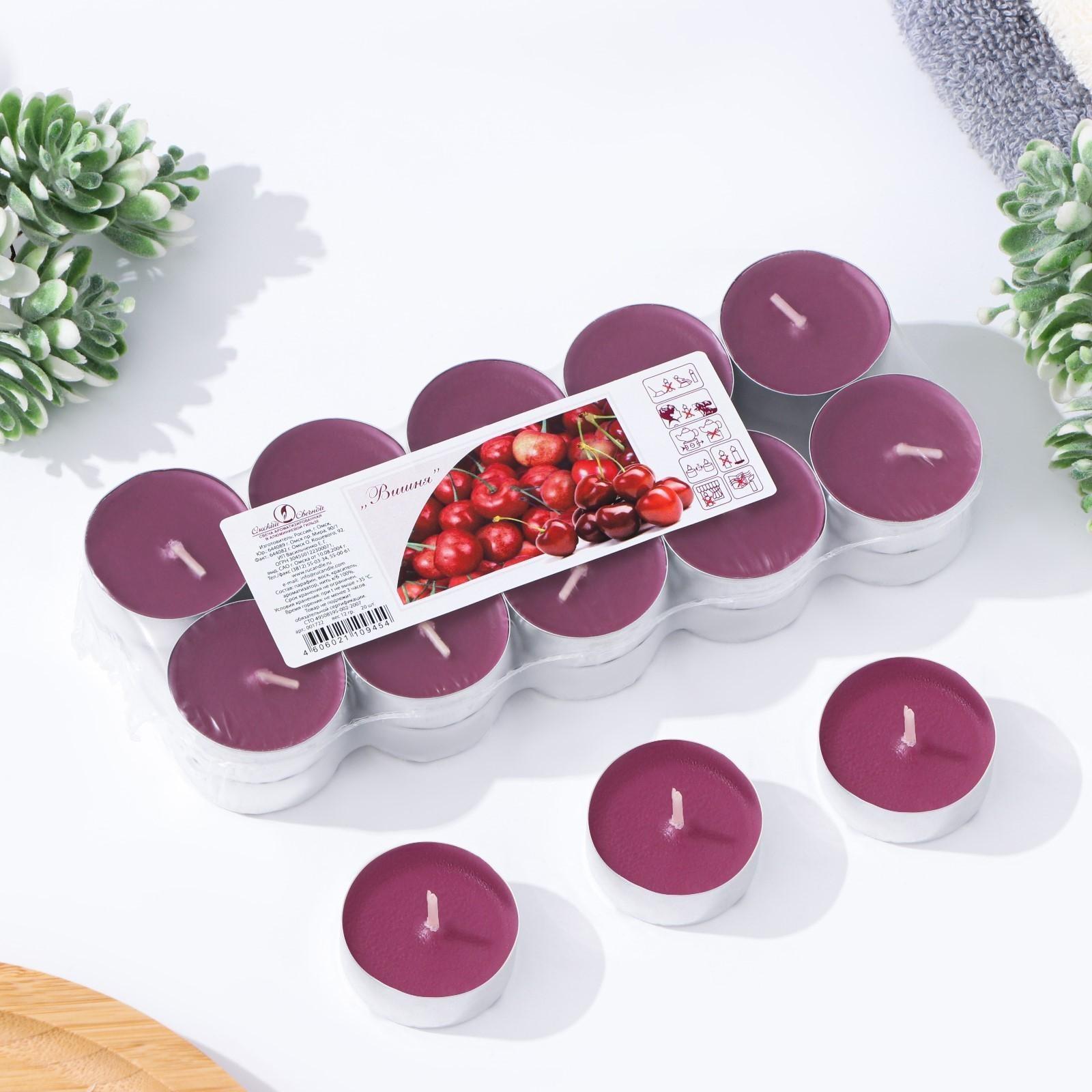 Набор чайных свечей ароматических в термоусадке 