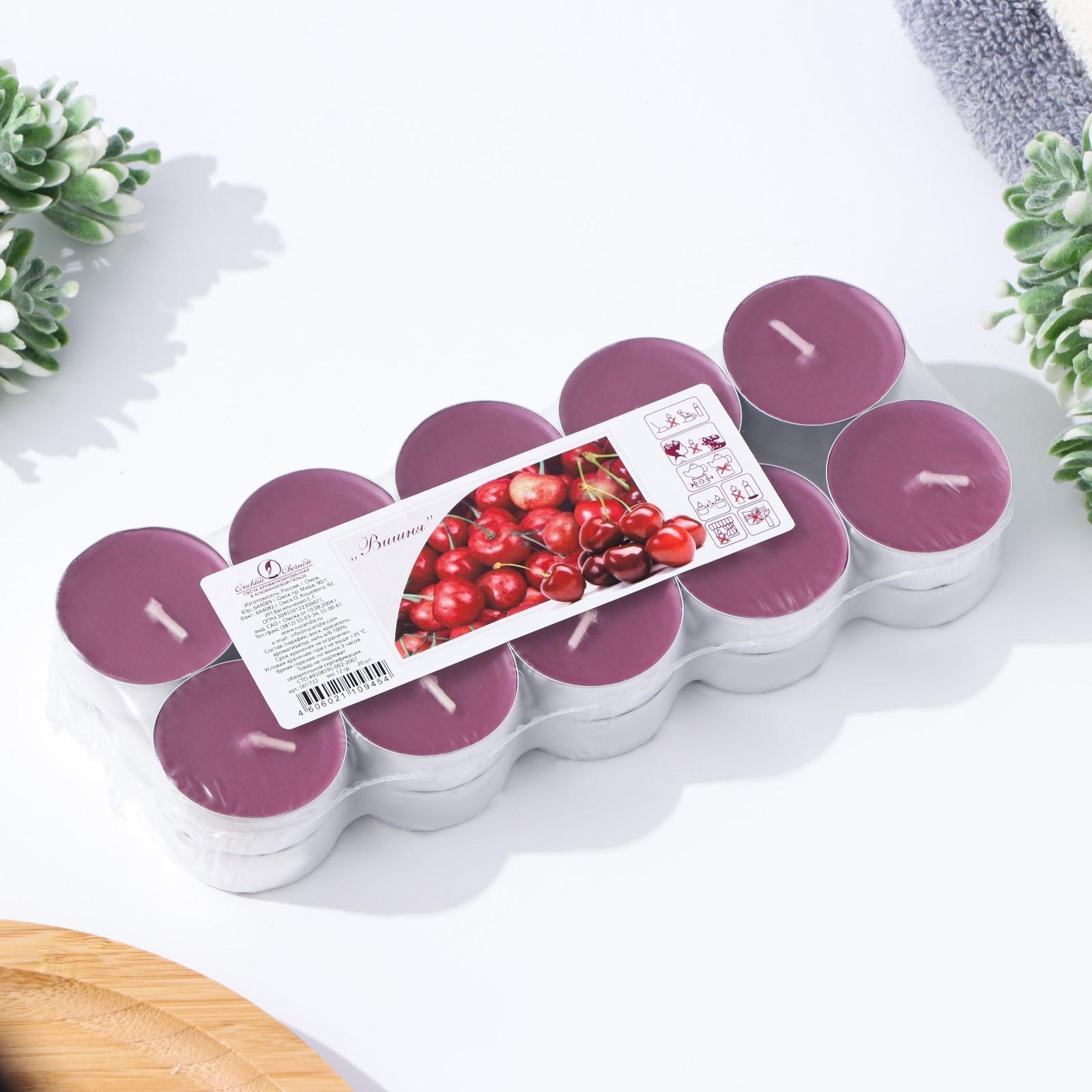 Набор чайных свечей ароматических в термоусадке 