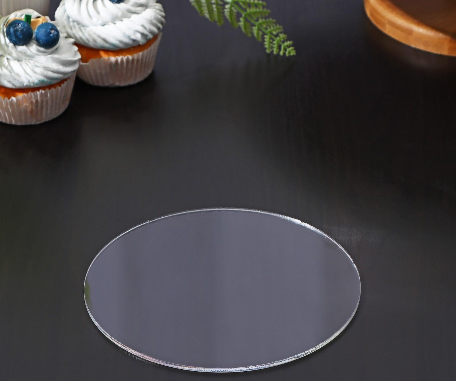 Подложка акриловая, круг d=15 см, h=0,3 см, цвет прозрачный