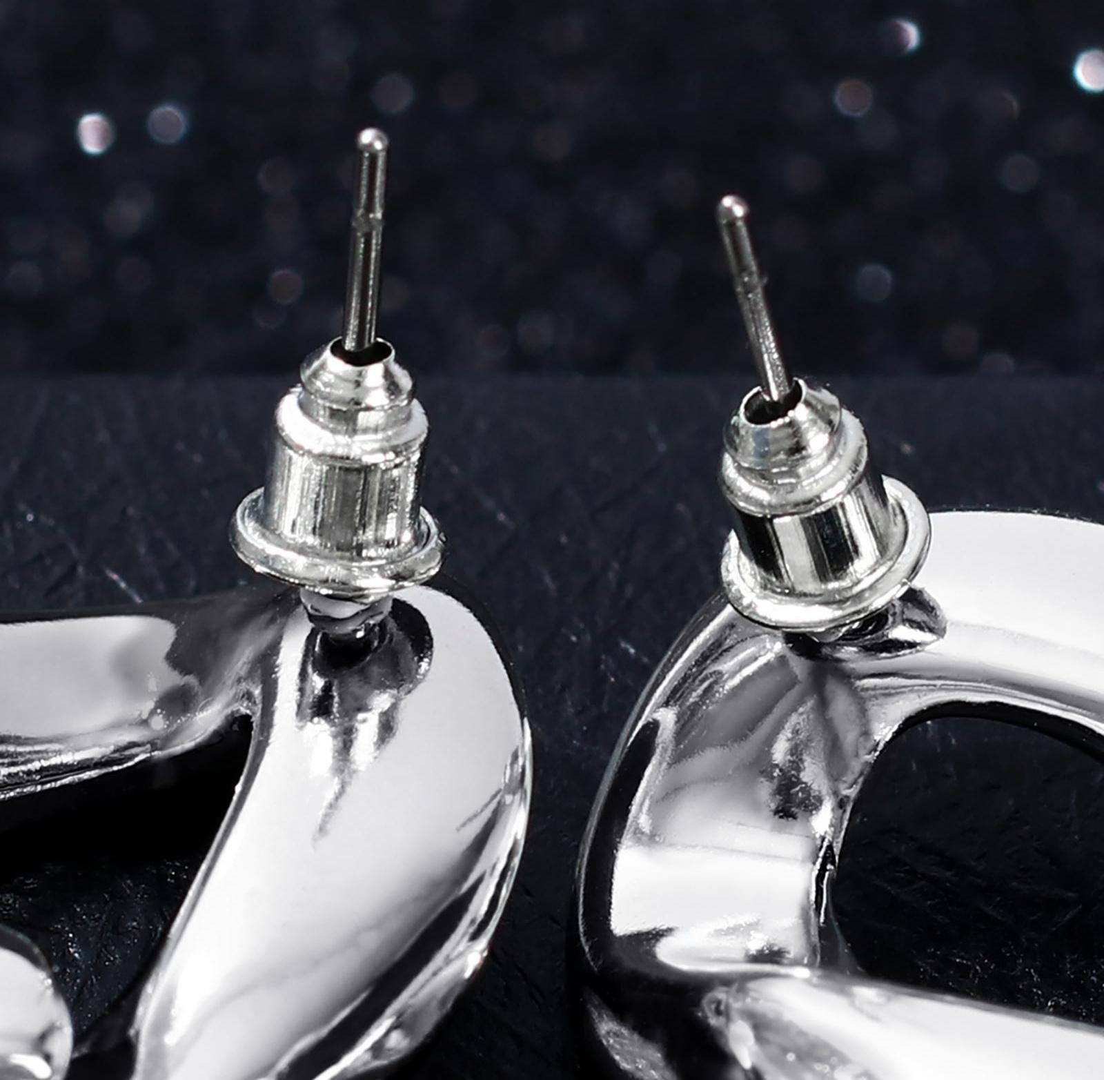 Серьги металл 