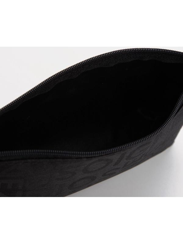 Косметичка на молнии, цвет чёрный