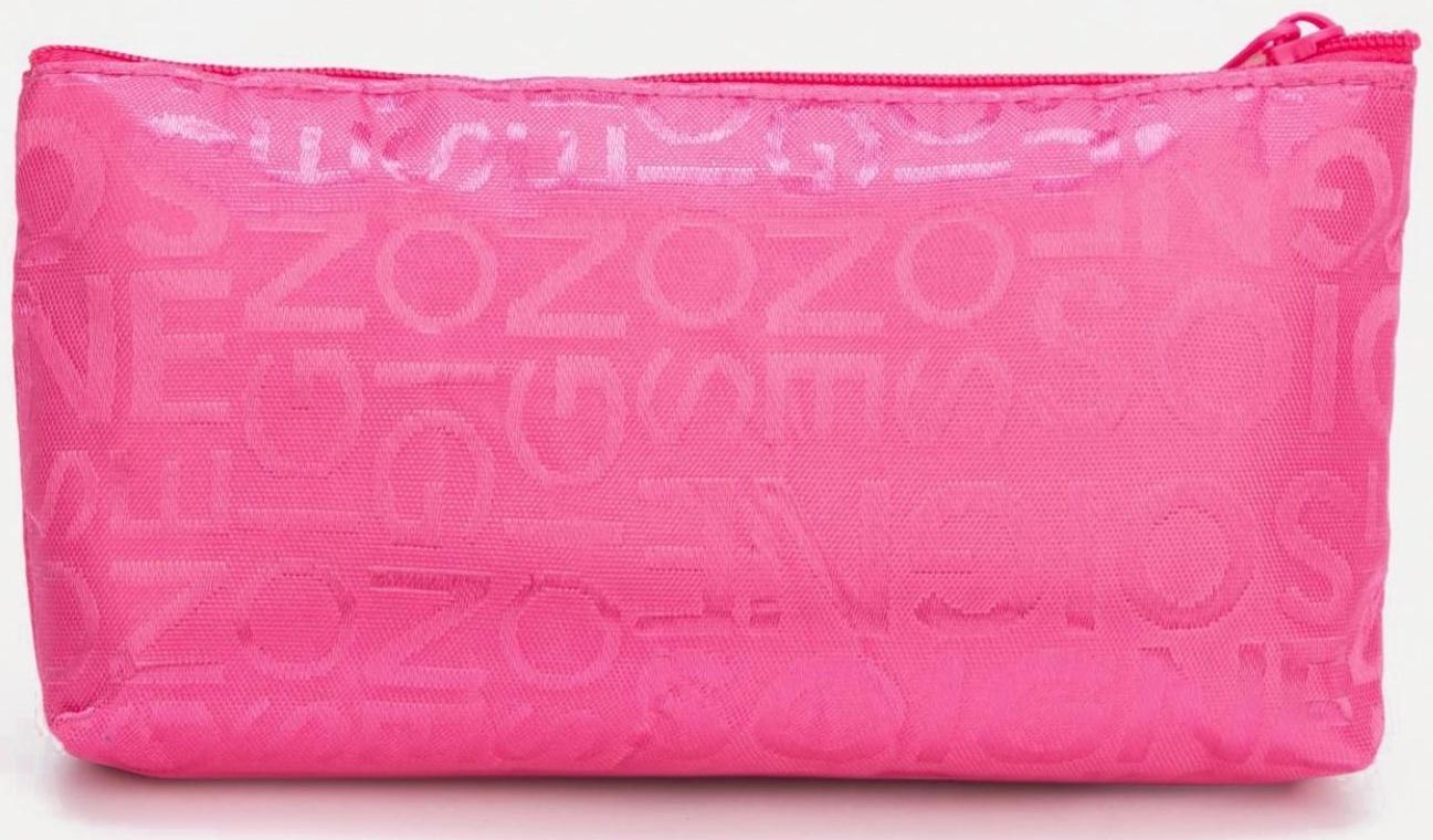 Косметичка, отдел на молнии, цвет малиновый