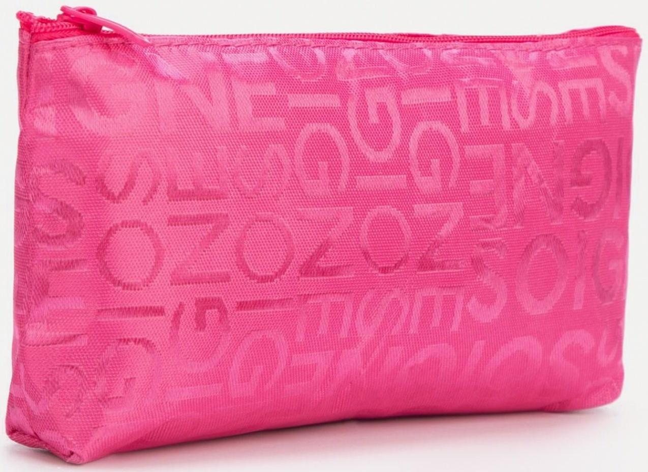 Косметичка, отдел на молнии, цвет малиновый